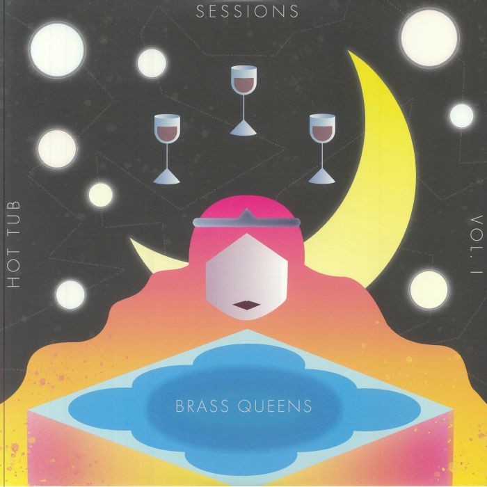 BRASS QUEENS - Hot Tub Sessions Vol 1 - heavyweight turquoise marbled vinyl LP
