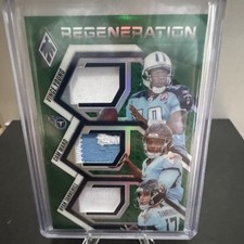 Panini Phoenix Regeneration Vince Young Cam Ward Tannehill Titans Serial Number…