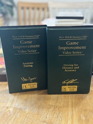 PGA Tour Partners Club Game Improvement Video Series VHS Set Of 2