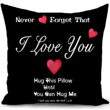 Cushion Covers Valentines Gifts for Boyfriend Girlfriend Anniversary Wedding Gif