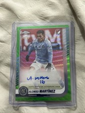 Topps Chrome MLS 25/26 Alonso Martinez New York City FC Auto Card /99 Mint Rare