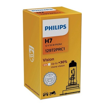 Philips 12V H7 Vision +30% Scheinwerferlampe