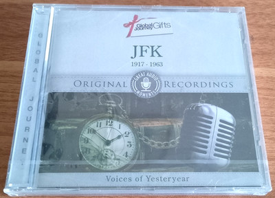JFK - Audio CD - Voices Of Yesteryear - 18 Original JFK Speeches - New & Sealed