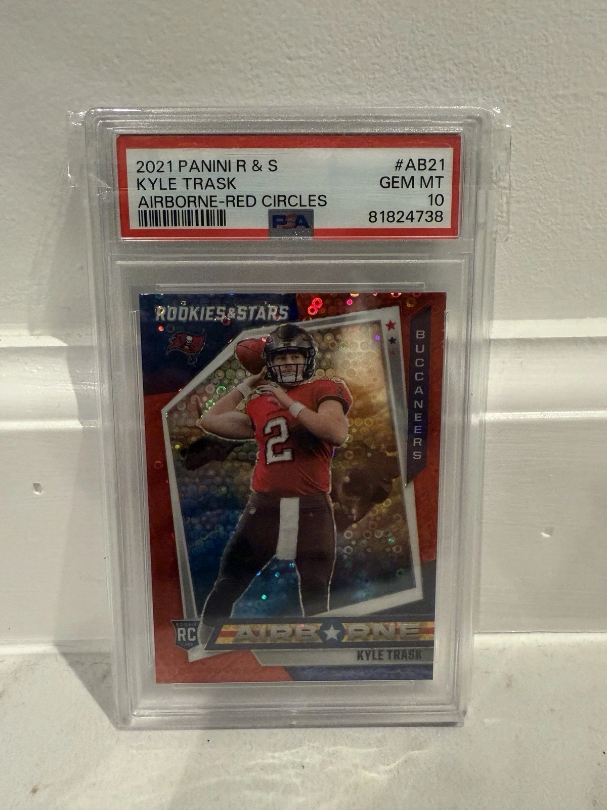 Kyle Trask Panini Rookies & Stars Airborne #AB21 Red Circles