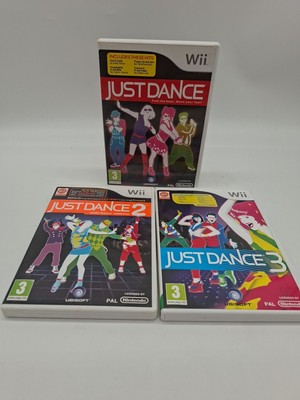 Just Dance Wii Konvolut, 1,2 und 3 Spiele