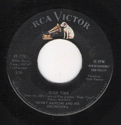 Henry Mancini And Hi - High Time - Used Vinyl Record 7 - G8100z