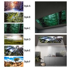 Fluorescent Light Cover Decorative Light Diffuser Office Eliminate Harsh Glare