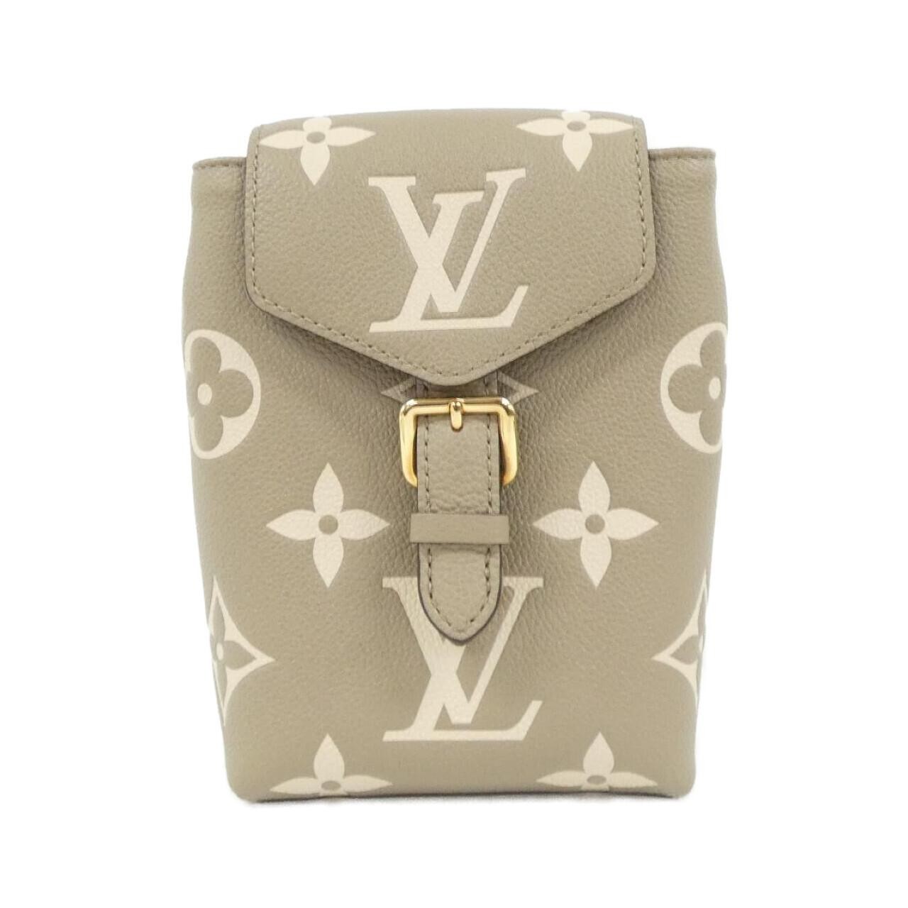 Authentic LOUIS VUITTON Monogram Amplant Tiny Backpack M80738 in Classic Brown