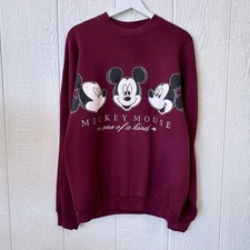 Vintage 90's Mickey Unlimited Jerry Leigh Mickey Mouse Crewneck Sweatshirt XL