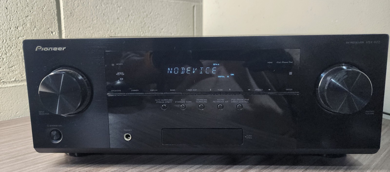 Pioneer VSX 822-K 5.1 Channel 140 Watt A/V Receiver