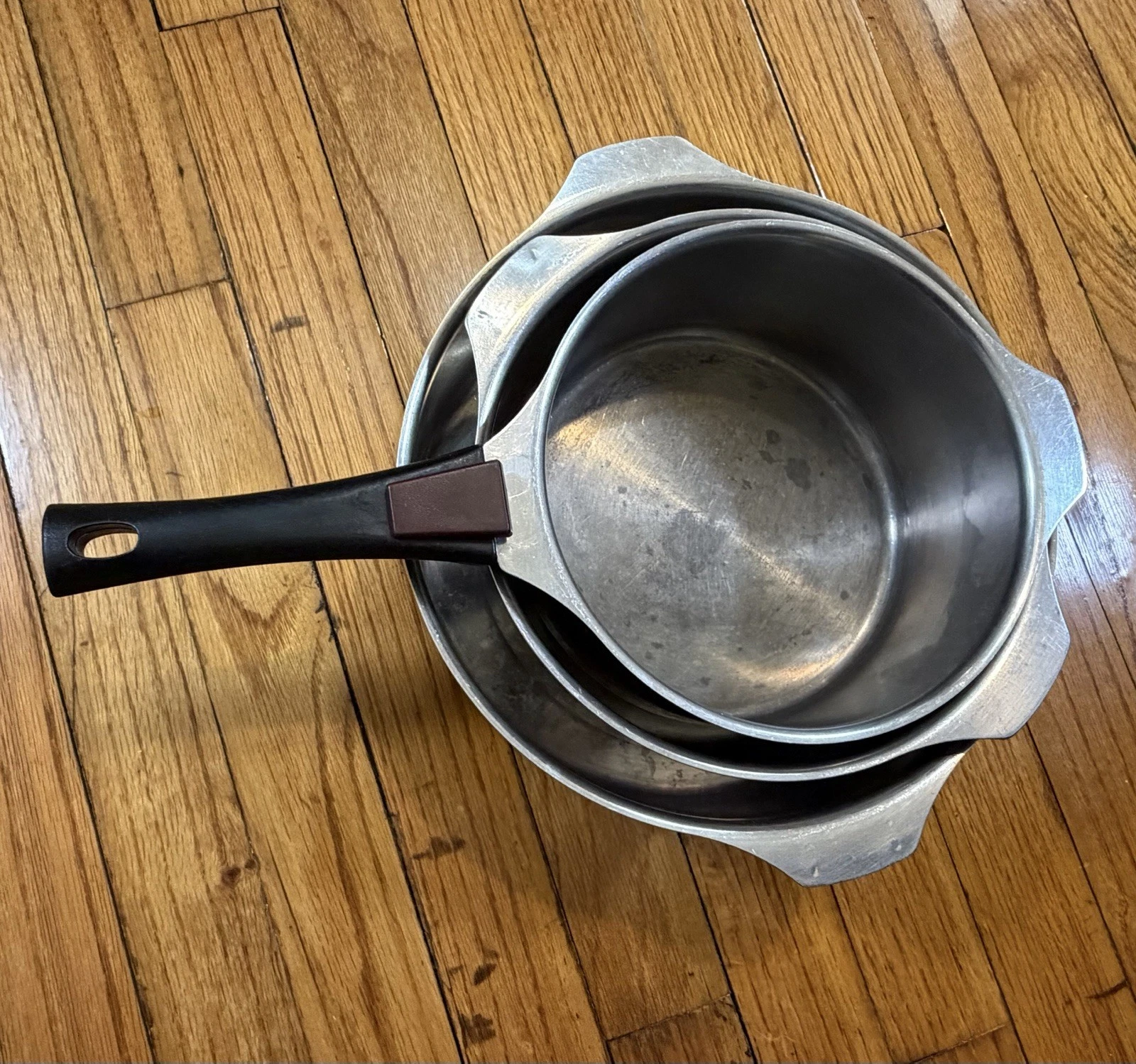 Triplinox Set 3 Pans France 18/10 Stainless Steel Cookware W/Detachable Handle
Opens in a new window