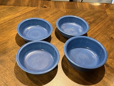 Fiestaware Soup/Cereal Bowls 3 Classic Rim 6-7/8  + One 7 1/4'' Bowl