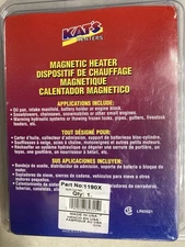 KAT'S  Magnetic Block Heater 300 watts 20 square inches 1190x Handi Heat Magnum