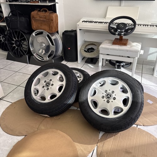 OEM Mercedes-Benz Radsatz Felgen Sommer 15-Zoll 8-Loch Glanz W124 A124 C124 Neu - Bild 9 von 21