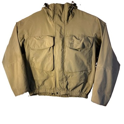 Simms Guide Fly Fishing Gore-Tex Shell Jacket Wading Coat Men s Size Medium