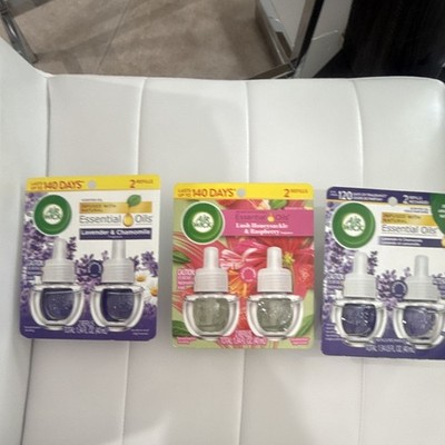 Air Wick Essential Oils Plug-In Oil Refill 2-Pack Lavender Chamomile Sandalwood