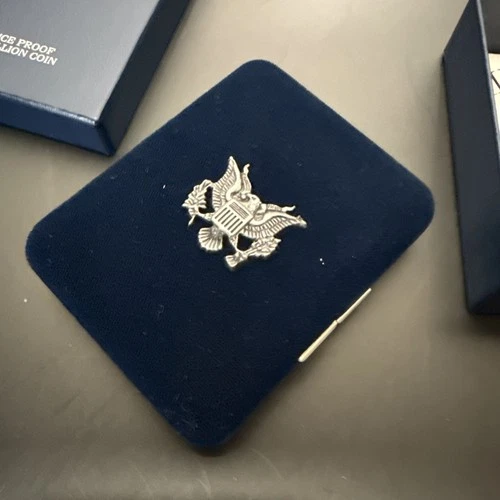 2001 American Silver Eagle 1 oz Proof Coin w/ Box US Mint Uncertified