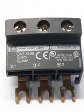 Telemecanique GV1-G09 Terminal Block Square, 600VAC 63Amp 