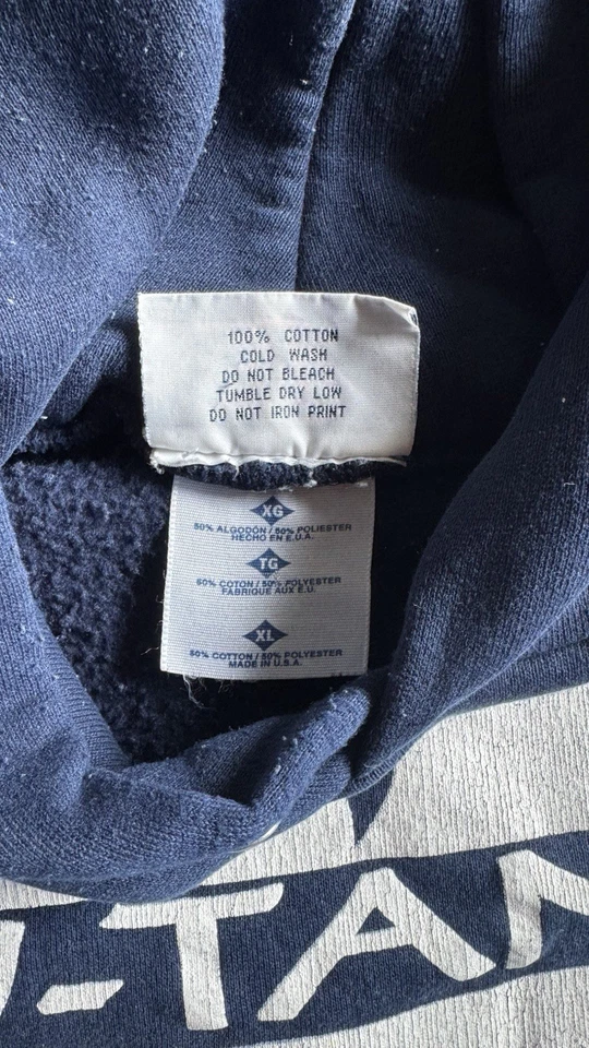 🔥 Sudadera con capucha vintage 1995 Wu-Wear Wu-Tang Clan XL — Hecha en EE. UU. — Logotipo trasero raro🔥 Foto 4 de 4