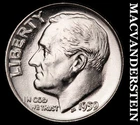 1959 Roosevelt Dime- Silver- Choice Gem Brilliant Uncirculated Luster #J3346