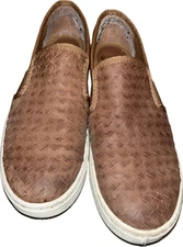 Söfft Womens Brown Leather Sneaker size 8M Athleisure