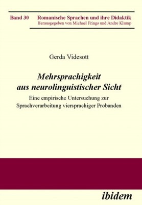 MEHRSPRACHIGKEIT AUS NEUROLINGUISTISCHER by VIDESOTT, GERDA Hardback Self Help