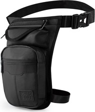 Leder Beintasche Motorrad Beintasche Motorrad...