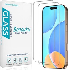 2PCS Tempered Glass Screen Protector for iPhone 17 Pro Max 6.9 Inch Full Coverag