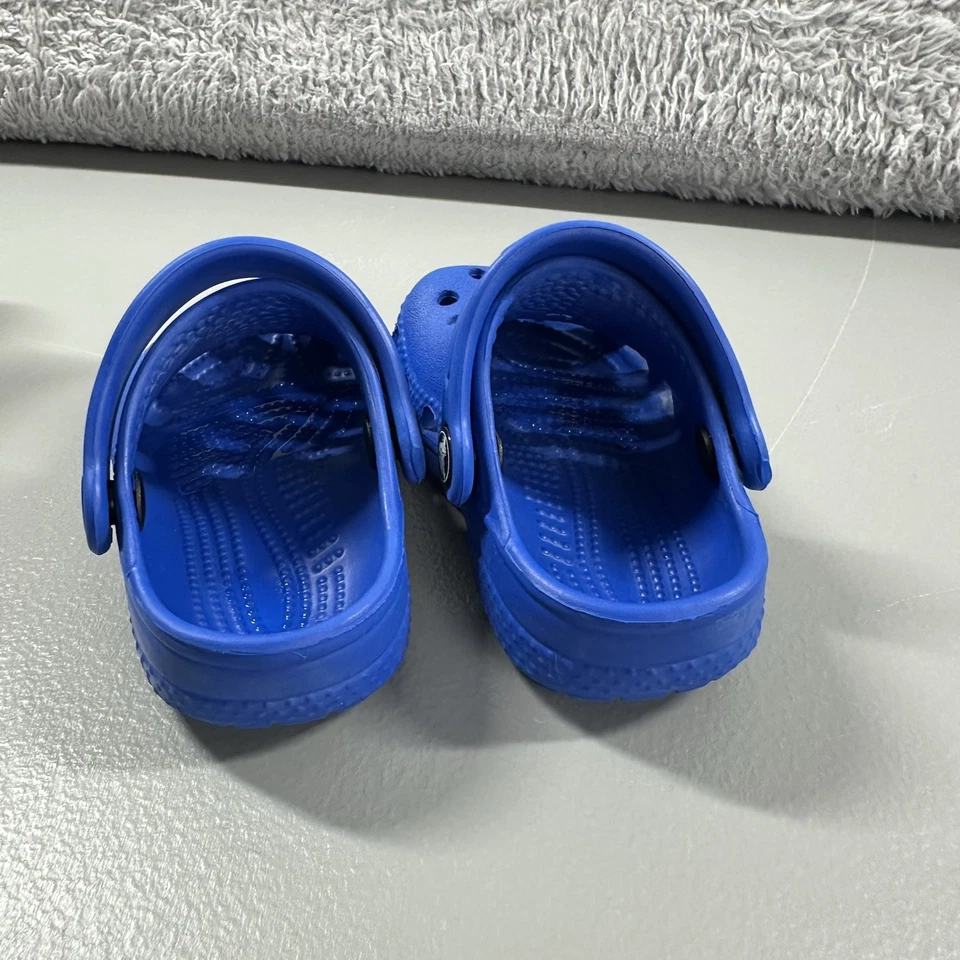 Zueco Crocs Zapatos Bebé Talla 2/3 Azul Clásico Sin Cordones Gator Cocodrilo Foto 4 de 4