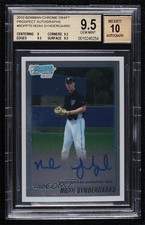 2010 Bowman Draft Chrome Prospects Noah Syndergaard BGS 9.5 GEM MINT Auto ow6