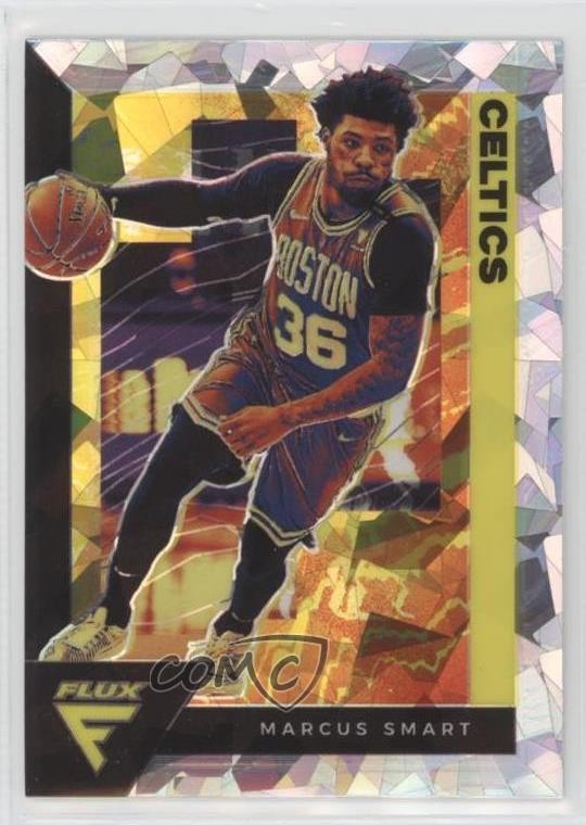 2020-21 Panini Flux Fanatics Factory Set Cracked Ice Prizm Marcus Smart #9 0ps8