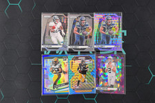 2021 Panini Prizm Ben Roethlisberger Aaron Jones Spears Blue Wave /199 LOT6