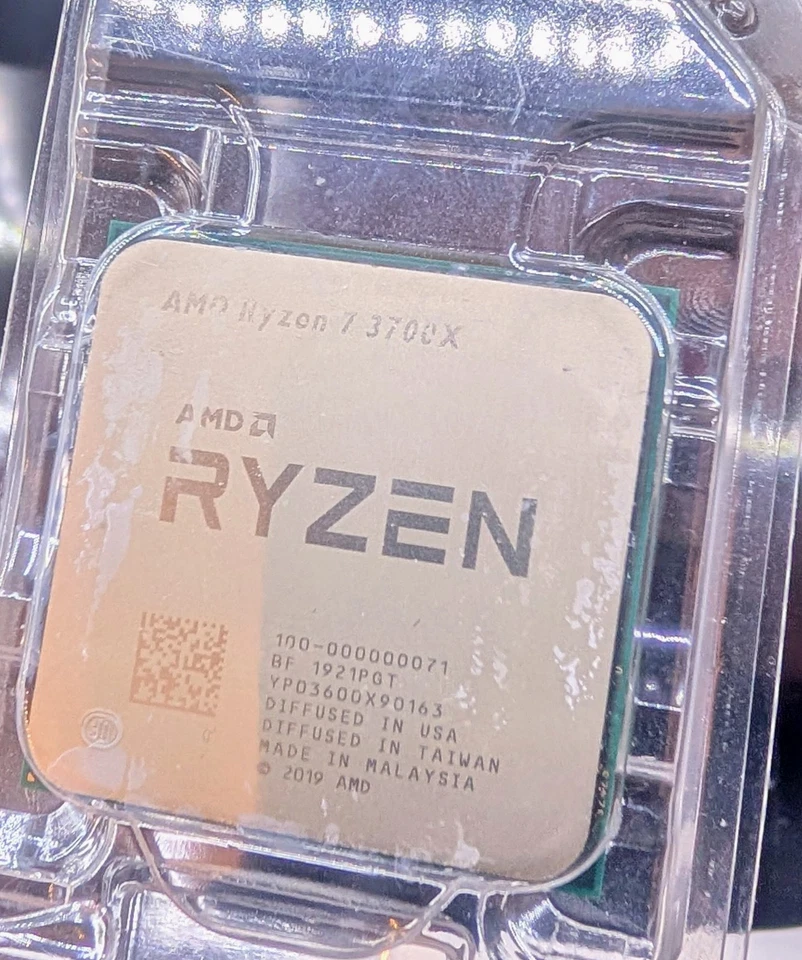 AMD Ryzen 7 3700X R7-3700X 3.6GHz 8Core 16Thr 32MB 65W AM4 CPU Processor - Image 2 of 2
