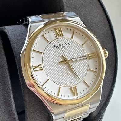 Bulova Men's Classic Date Indicator Quartz Silver Watch 41MM 98B440