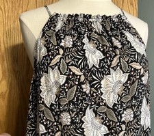 Old Navy Maxi Swing Dress Sundress Size Medium Fairy Core Beachwear Boho Summer