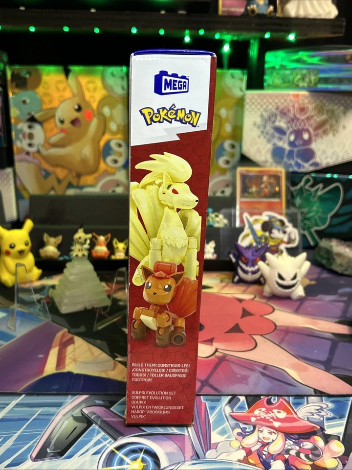 Mega Construx Pokemon Vulpix Ninetales Evolution Set - New Sealed - Image 2 of 4