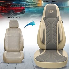 Schonbezüge Sitzbezüge für SAAB 9-5 1 Bj 1997-20 in Beige/Grau DPL509