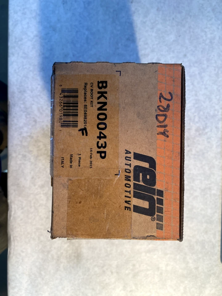 CV Joint Inner Boot Kit CRP BKN0043P 2002-2009 Audi A4 S4 A6 RS4 8e0498201f - Image 2 of 4