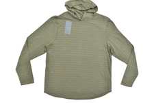 NEW Men's VRST Lightweight Essential Hoodie Olive Green Size L Long Sleeve Hoodi