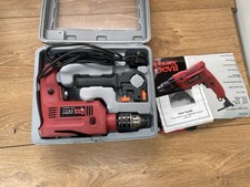 Power Devil PDD2001CW Hammer Drill Corded With Carry Case & Manual - Tested