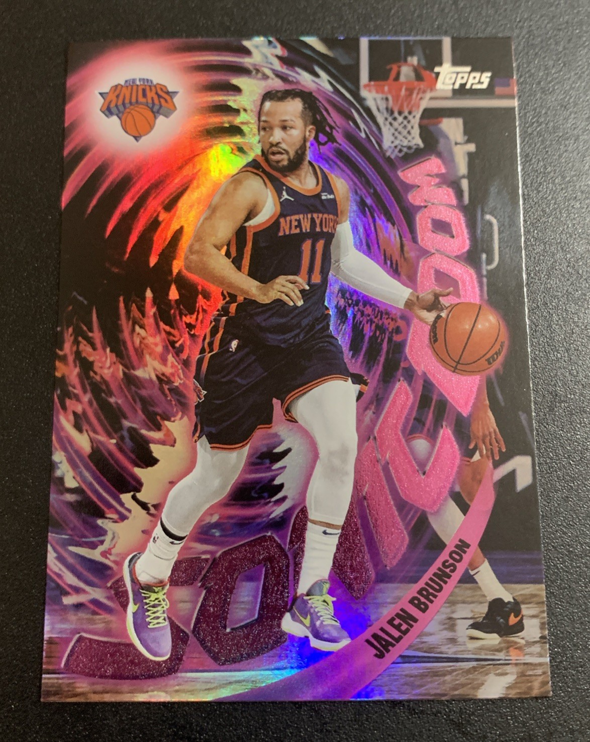 2025-26 Topps NBA Jalen Brunson Sonic Boom SSP Case Hit New York Knicks