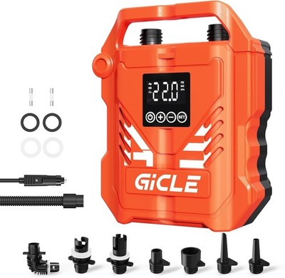 Electric Pump for Paddleboard 22PSI, with 12V DC Car Connection