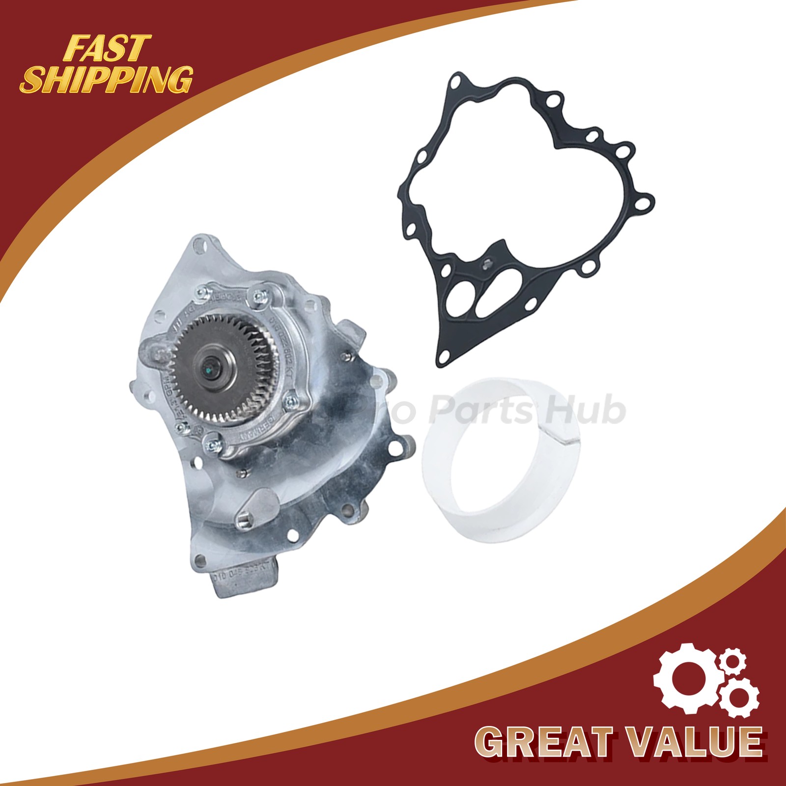 Engine Water Pump For Cayenne Panamera Urus Bentley Audi A8 S8 RS7 RSQ8 4.0T US