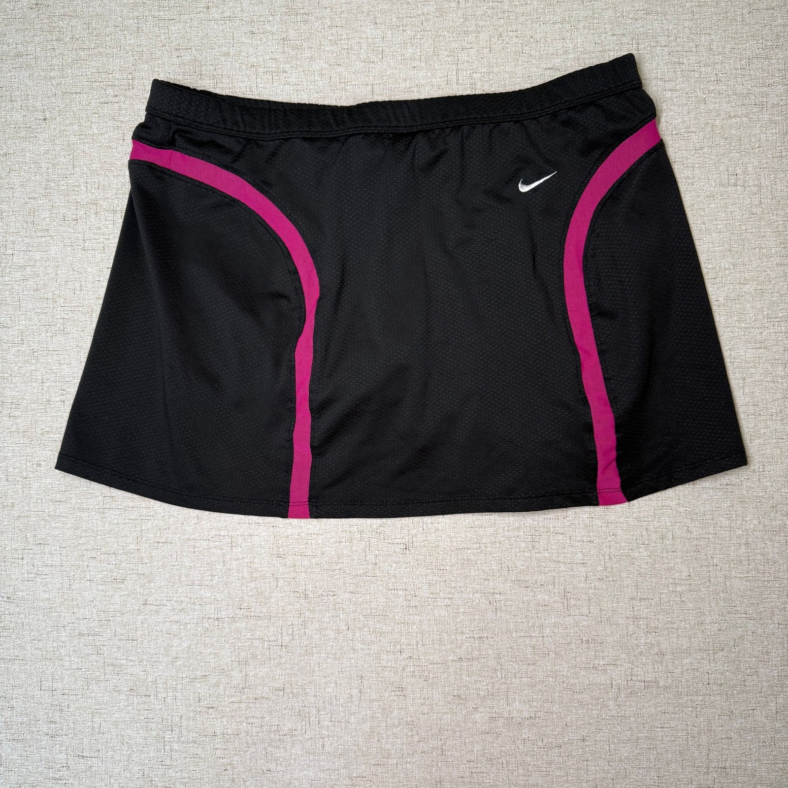 Nike Tennis Skort Black and Pink Athletic Mini Skirt Size M