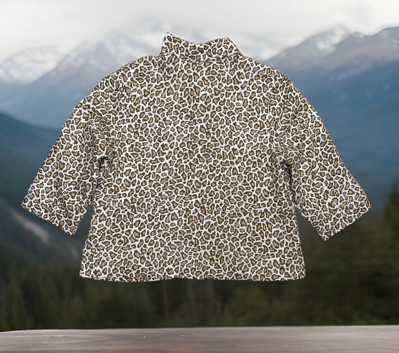 PENDLETON Women’s Blazer Leopard Print Medium Lon… - image 2