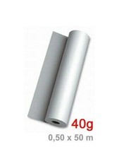 Rolka papieru przezroczystego 40 g - 0,50 x 50m - papier architektoniczny / rolka szkicu