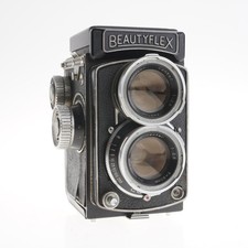Beautyflex TLR camera with Canter 80mm 1:2.8 lens, Bay III Rolleiflex mount