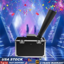 Confetti Machine w/ Flight Case Professional Confetti Launcher Machine 45-90 6m