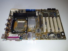 Mainboard ASUS P4V800-X Sockel 478 mit CPU Intel Celeron D 2,53 GHz 