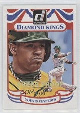 2014 Panini Donruss Diamond Kings Press Proof Gold 79/99 Yoenis Cespedes 1u6